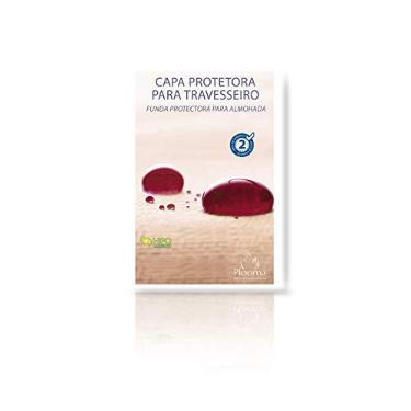 Imagem de Plooma Capa Protetora Travesseiro Algodão 50x90 Zíper Antimicrobial Branco