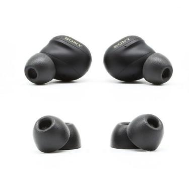 Imagem de Comply Pontas auriculares de espuma para Sony TrueWireless WF-1000XM4, WF-1000XM3, WF-XB700, ajuste inabalável grande, 3 pares Black