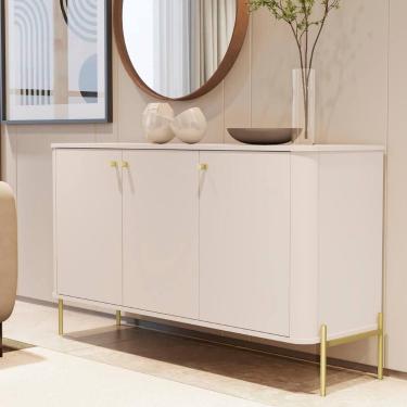 Imagem de Buffet Brisa do Vale Off White Dourado - TH Shop