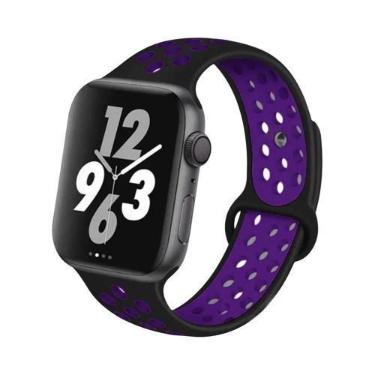 Imagem de Pulseiras De Silicone Para Apple Watch De 45mm, 44mm, 49mm, Ultra2, 40