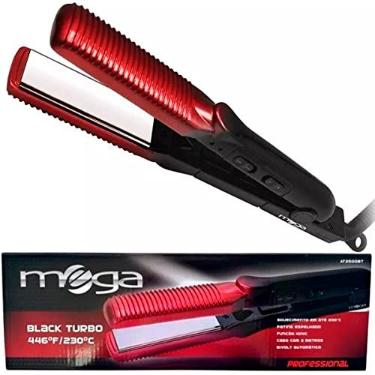 Imagem de Prancha Chapa P/cabelo Mega 230° Bivolt Black Turbo Ions
