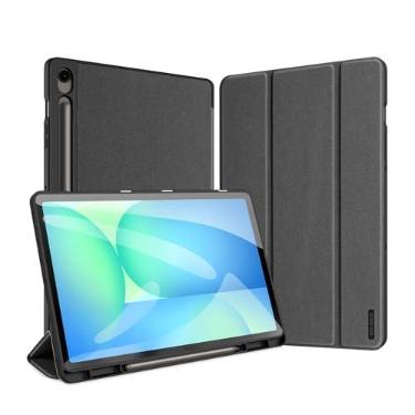 Imagem de Dux Ducis Capa Protetora Anti Impacto para Galaxy Tab S10 FE Plus, com Suporte para S Pen, Preta (preto)