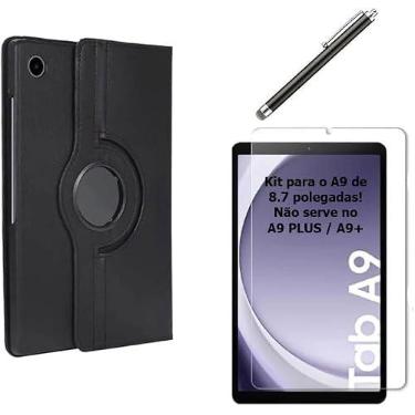Imagem de Capa Case Anti Impacto para Tablet Samsung Galaxy Tab A9 8.7 pol (X110 X115) + Película de Vidro Temperado 9H + Caneta Touch - Phone Palace
