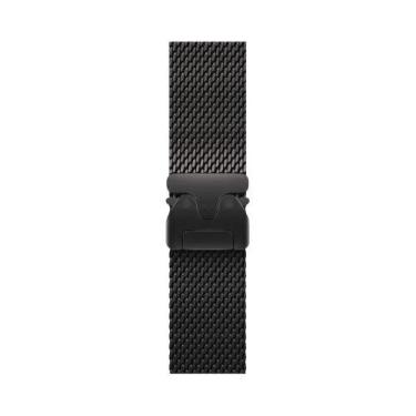 Imagem de Pulseira De Aço Inoxidável Milanesa Para Apple Watch Ultra 3 2 Série 1
