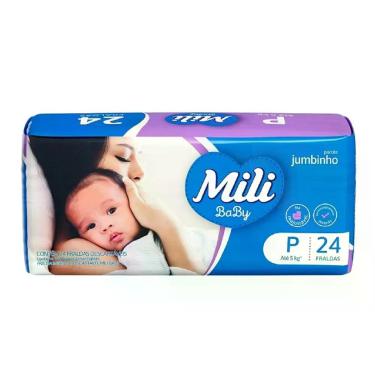 Imagem de Fralda Mili Infantil Ultra Seca Jumbinho P C/24 Mili