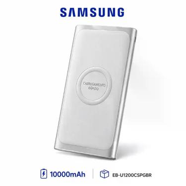 Imagem de Carregador Portátil Samsung 10000mAh Original Carregamento Rápido e Se