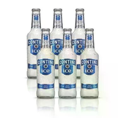 Imagem de Bebida Mista Contini Ice Vodka e Limão 275ml Sabor Refrescante Pronta 