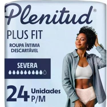 Imagem de Roupa Íntima Adulto Plenitud Plus Fit Pants P/M 24UN, 24 Unidades, -, 