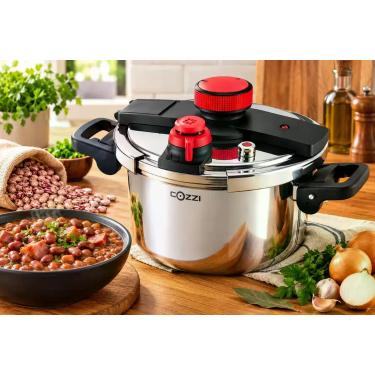 Imagem de Panela De Pressão Inox Indução Corpo Triplo 4,5 litros - Cozzi