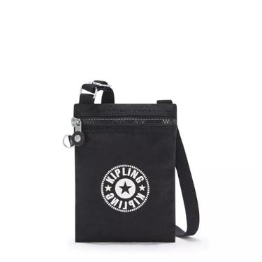 Imagem de Kipling Mini bolsa transversal Afia Lite, Preto Lite, 5''L x 7.5''H x 0.5''D