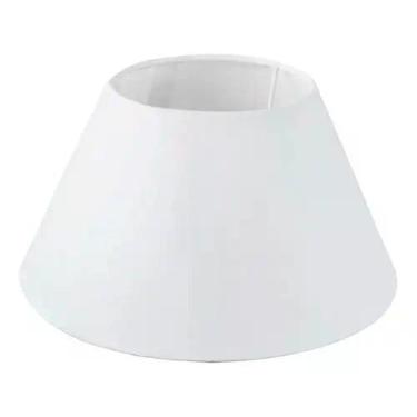 Imagem de Cúpula para abajur luminaria 10x20x30cm de tecido algodão soquete Naci