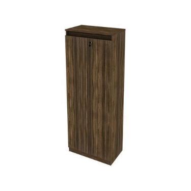 Imagem de Armário Alto com 2 Portas para Escritório ME4151 Nogal Tecnomobili, No