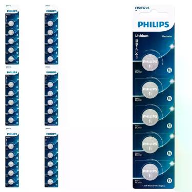Imagem de 35 Baterias CR2032 Philips (7 Cart)