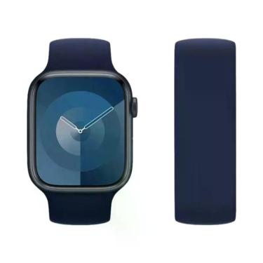 Imagem de Pulseira De Silicone Solo Loop Para Apple Watch De 44mm 45mm 46mm 49mm