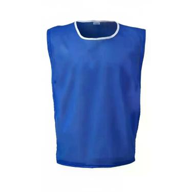 Imagem de Kit 10 Colete Jogar Futebol Esportivo Futsal T Azul/M juveni - Congrat