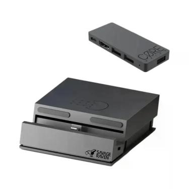 Imagem de Hub USB-C 4K Portátil Com Suporte Para Nintendo Switch OLED E Acessóri
