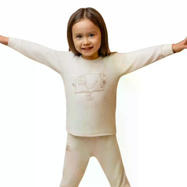 Imagem de Pijama Melange Circo Mágico Bege - Dedeka, 3T