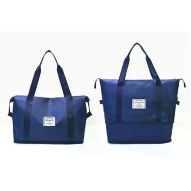Imagem de Bolsa Mala De Mão Expansível Impermeável Viagem E Academia - Bolsa Dob