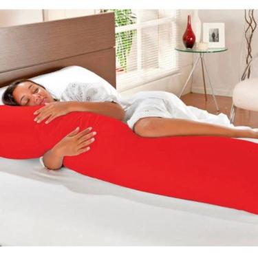 Imagem de Capa para travesseiro corpo inteiro Xuxão 140cm x 40cm Fronha - lala m