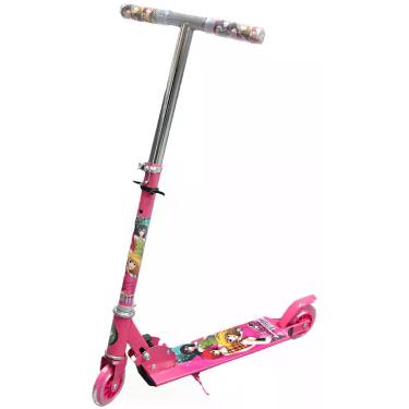 Imagem de Patinete de Ferro Meninas C/LED Até 50 kg - Cie PT-53FM