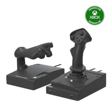 Imagem de Controle Hori para jogos de simulação Voo para Xbox One, Xbox Series e Windows 11 e 10