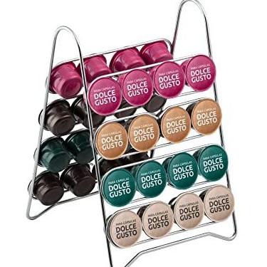 Imagem de Porta Cápsulas Dolce Gusto Suporte Cromado para 32 Unidades Café
