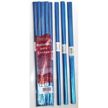 Imagem de Plastico para Encapar 2M 45CM Azul - Goldplas
