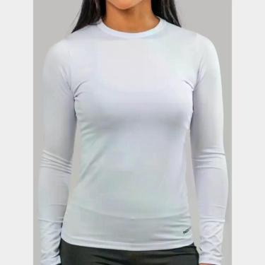 Imagem de Camiseta Proteção Solar Uv Feminina Térmica Manga Longa Segunda Pele B