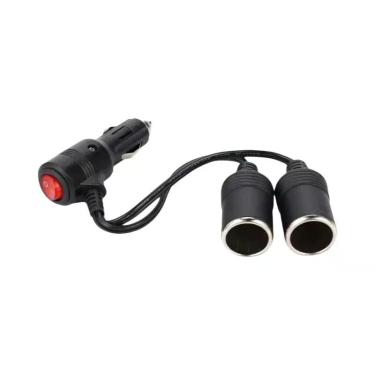 Imagem de Adaptador Universal De Acendedor De Cigarros Para Carro De 20cm Com In