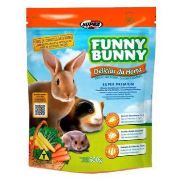 Imagem de Ração para coelho,porquinho da india e hamster FunnyBunny 500gr - SUPR