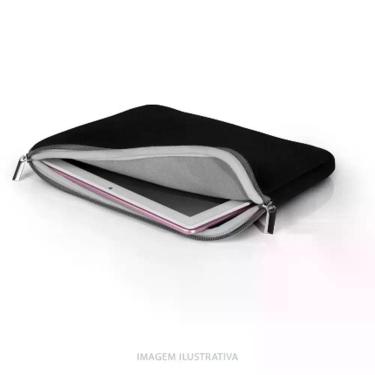 Imagem de Case Neoprene Para Notebook Até 15,6 Polegadas Preto E...