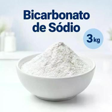 Imagem de Bicarbonato de Sódio Puro Alimentício a Granel 3kg - Naturalli