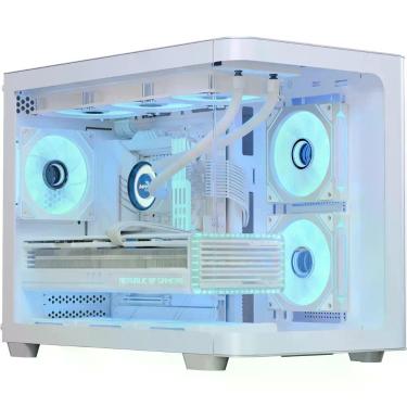 Imagem de Gabinete Gamer Aerocool Atx P300c Branco Lateral Vidro