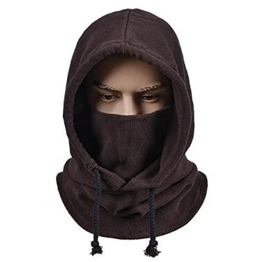 Imagem de Kiboule Boina de lã polar quente de inverno balaclava capa para esportes de inverno cobertura de pescoço para ciclismo esqui e motociclismo
