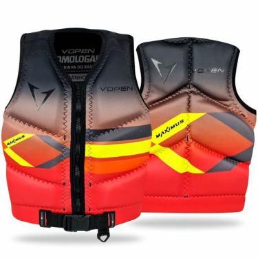 Imagem de Colete Salva Vidas Neoprene Homologado Maximus Next - Vopen, Vermelho,