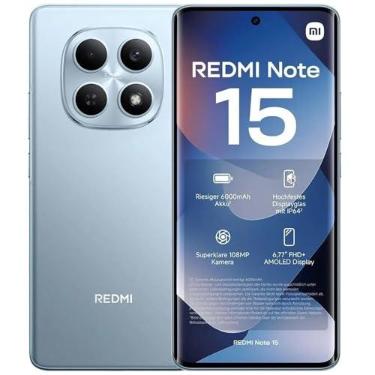 Imagem de Smartphone Xiaomi Redmi Note 15 Azul 8GB RAM 256GB ROM (2510DRA23L)