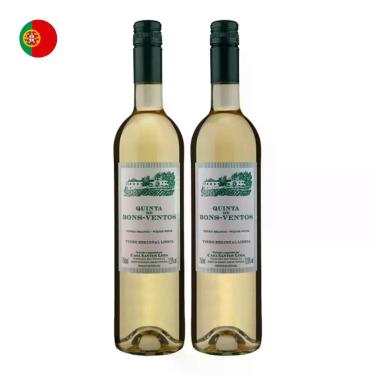 Imagem de Kit 2 Vinhos Quinta de Bons Ventos Branco Portugal 750ml