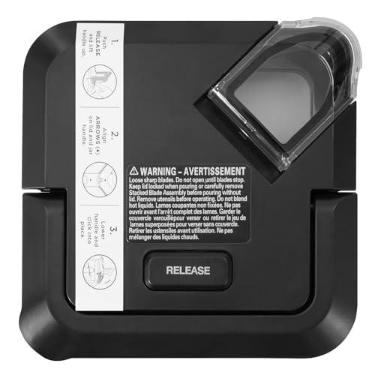 Imagem de Substituição da tampa do liquidificador para jarro Ninja 2,041.2 g, tampa de bloqueio compatível com Ninja Blende BL610 BN750 CO610B BN751 DB751A BN801 CT610 (novo modelo)