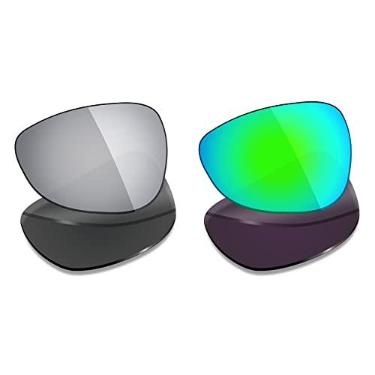 Imagem de Mryok 2 pares de lentes polarizadas de reposição para óculos de sol Oakley Crosshair 1.0 (2005) - Opções