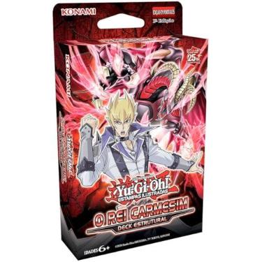 Imagem de Konami Deck Estrutural Yu-Gi-Oh! O Rei Carmesim - Cartas Colecionáveis - 50 Peças