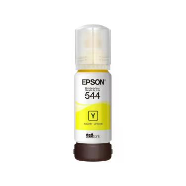 Imagem de Garrafa de Tinta Epson EcoTank T544 Amarelo Original Refil, Amarelo, 6