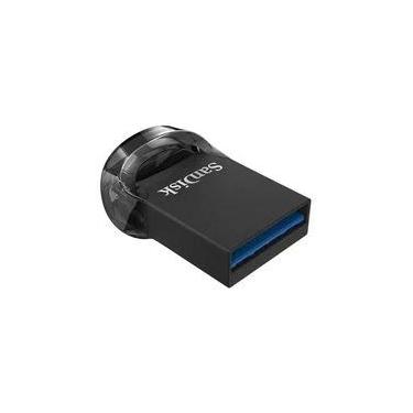 Imagem de Pen Drive 32GB SanDisk Ultra Fit, USB 3.2 Gen 1, Leitura de 130MB/s, Preto - SDCZ430-032G-G46