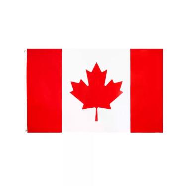 Imagem de Bandeira do Canadá 1,50 x 0,90 Mts Dupla Face Alta Qualidade - Estilo 