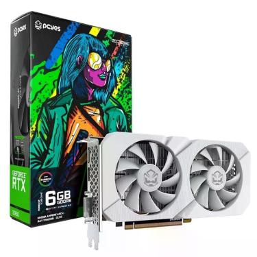 Imagem de Placa de Video Nvidia Geforce RTX 3050 6GB GDDR6 96BIT Branco Projeto Edge PVRTX30506WTPE Pcyes