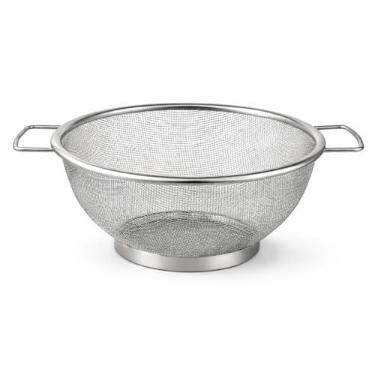 Imagem de Escorredor de Alimentos Inox 22cm com Alças Laterais