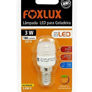 Imagem de Foxlux Lâmpada LED para Geladeira 3W 127V E14