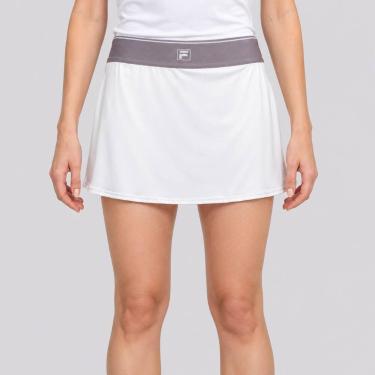 Imagem de Shorts Saia Fila Motionflex F-Box Feminino Branco, GG