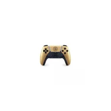 Imagem de Controle Sem Fio Sony DualSense, Edição Limitada 007 First Light, PlayStation 5, Bluetooth, com Feedback Háptico, Preto e Dourado - 1000052026