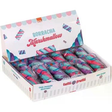 Imagem de Borracha Colorida Marshmallow Tutti Frutti Color - BRW