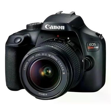 Imagem de Canon Eos Rebel Kit T100 Com Lente 18-55mm Iii Dslr Cor Preto